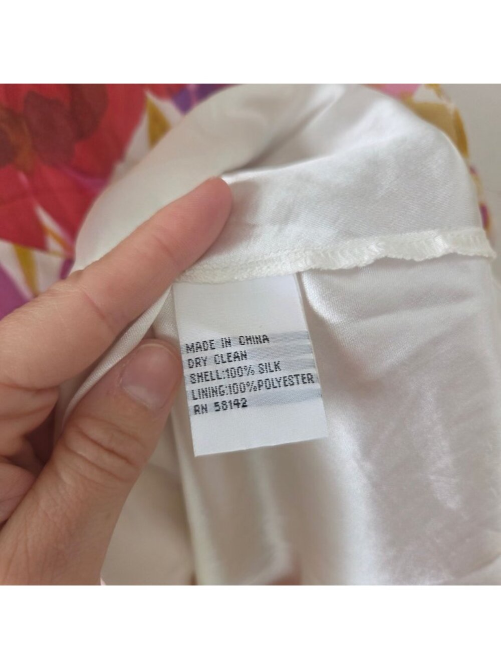 VTG Talbots Pure 100% SIlk Sleeveless Y2K Floral Midi Dress Fit and Flare 12 - Picture 9 of 9